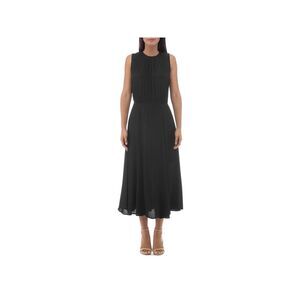 COLLECTION BY BOBEAU Womens Black Tie Sleeveless Tea-Length A-Line Dress XS